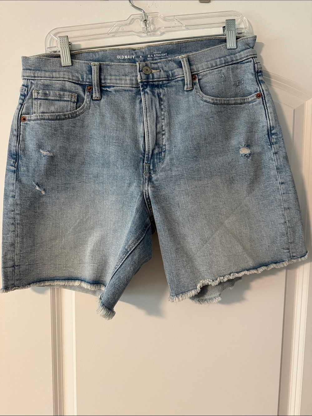 Old Navy Light Blue Denim Women's Cutoff Shorts
